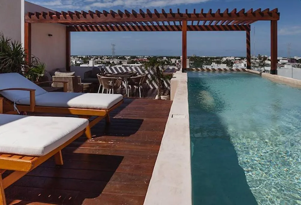 Beachside Haven Modern 2Br Condo, With Rooftop Pool Playa del Carmen